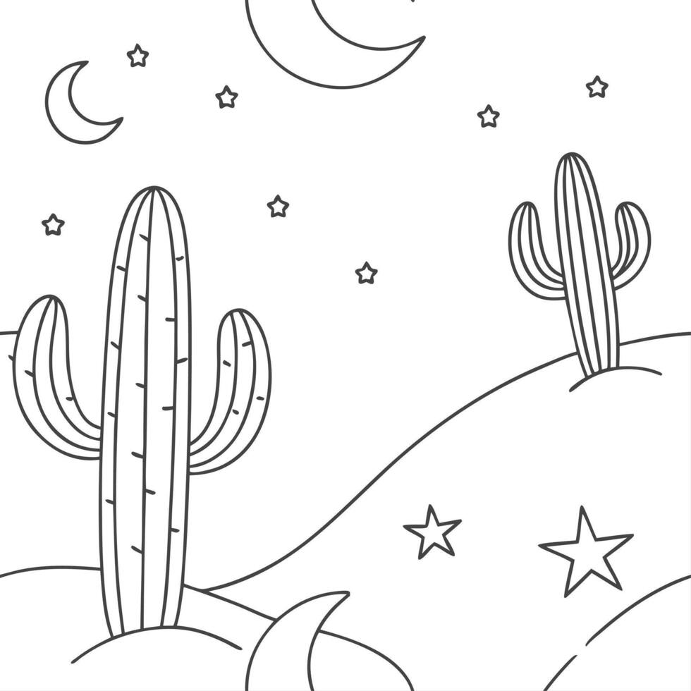 Botanical garden cactus seamless tile pattern with various cactus species in natural greens on white background perfect for serene spaces concept as Various cactus species in natur vector