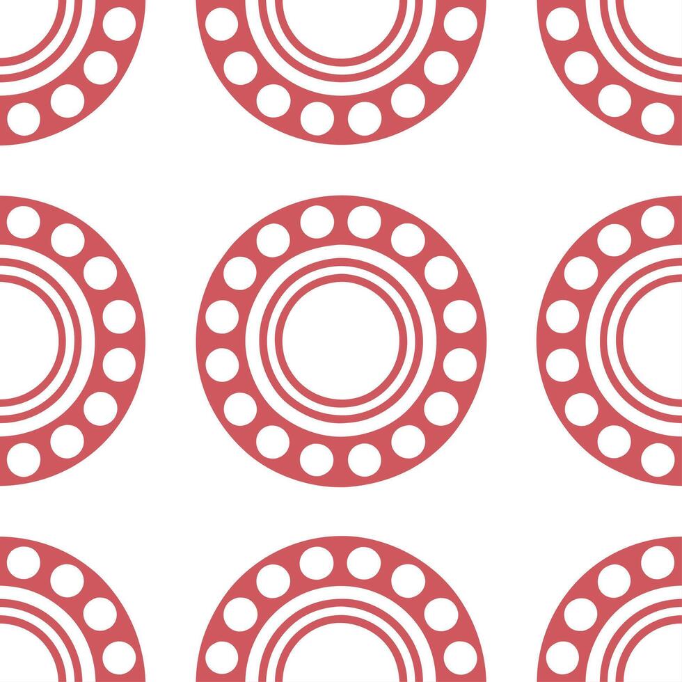 Abstract painted circle tile pattern with artistic splashes and drips on white for expressive visuals vector