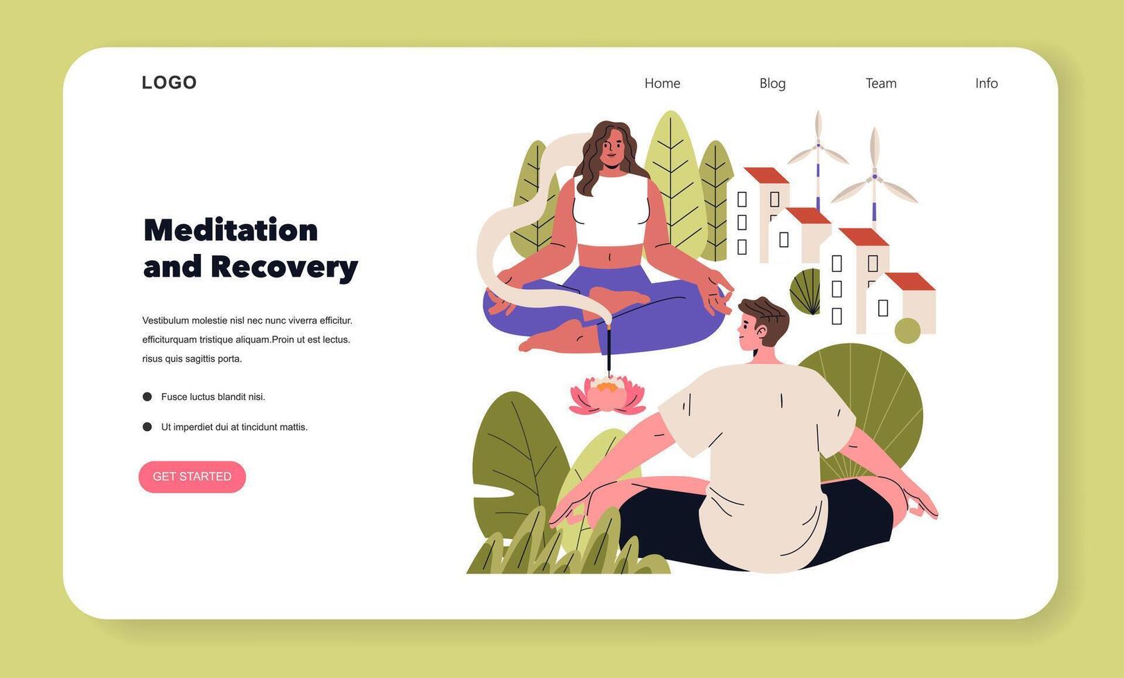Biohacking. Flat Illustration vector