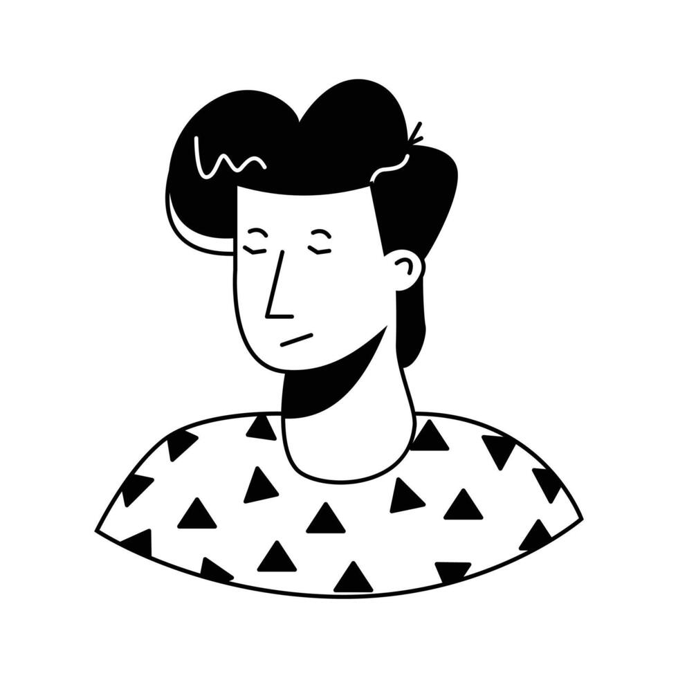 Take your hands on this amazing icon of male avatar,..' , vector