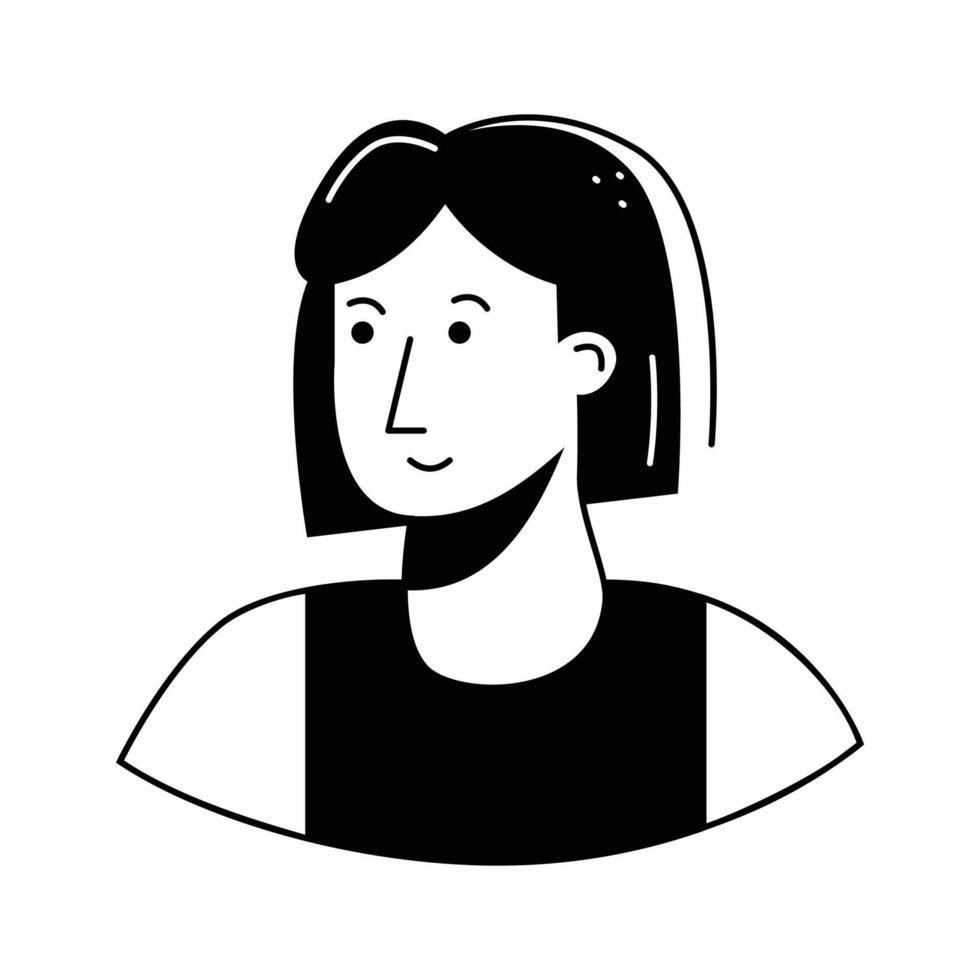 Visually perfect icon of woman avatar in trendy design style,..' , vector