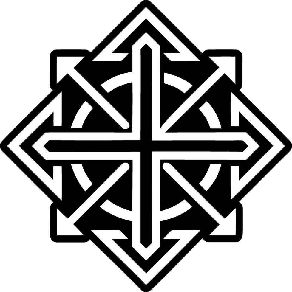 A glyph style icon of double arrow symbol vector
