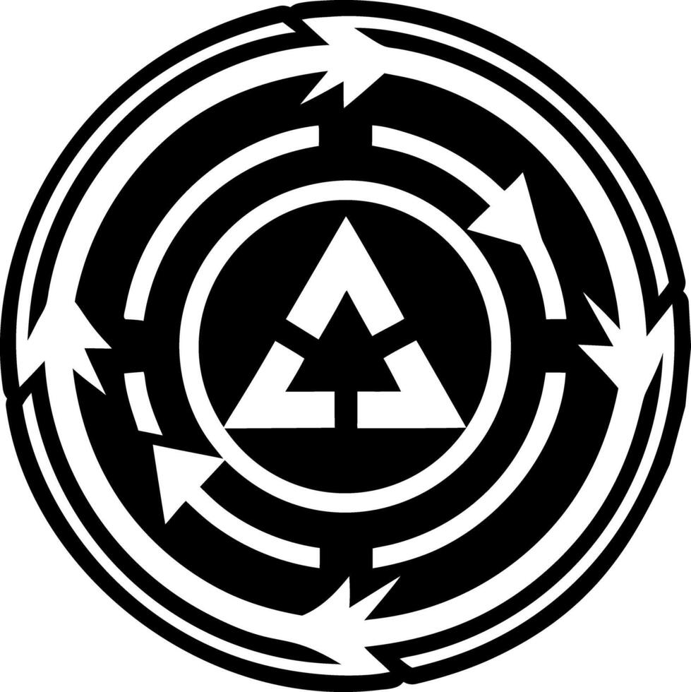 Gun hobo symbol icon in filled style vector