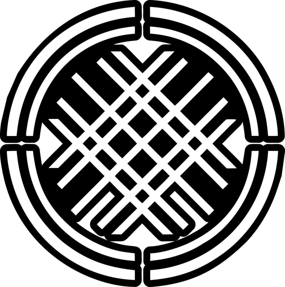 A solid style icon of hobo glyph symbol vector
