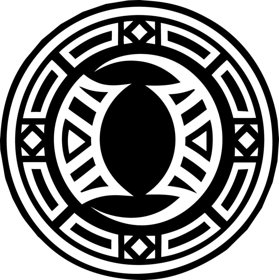 A glyph style icon of hobo crescent symbol vector