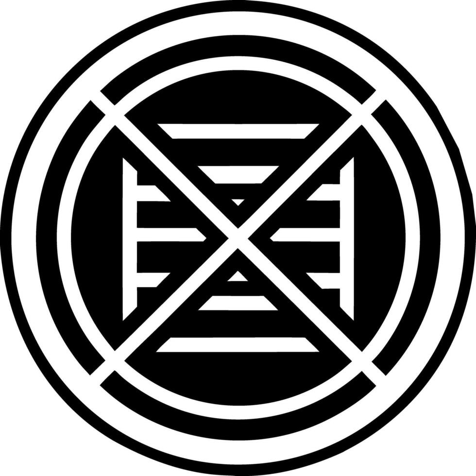 A solid style icon of code symbol vector