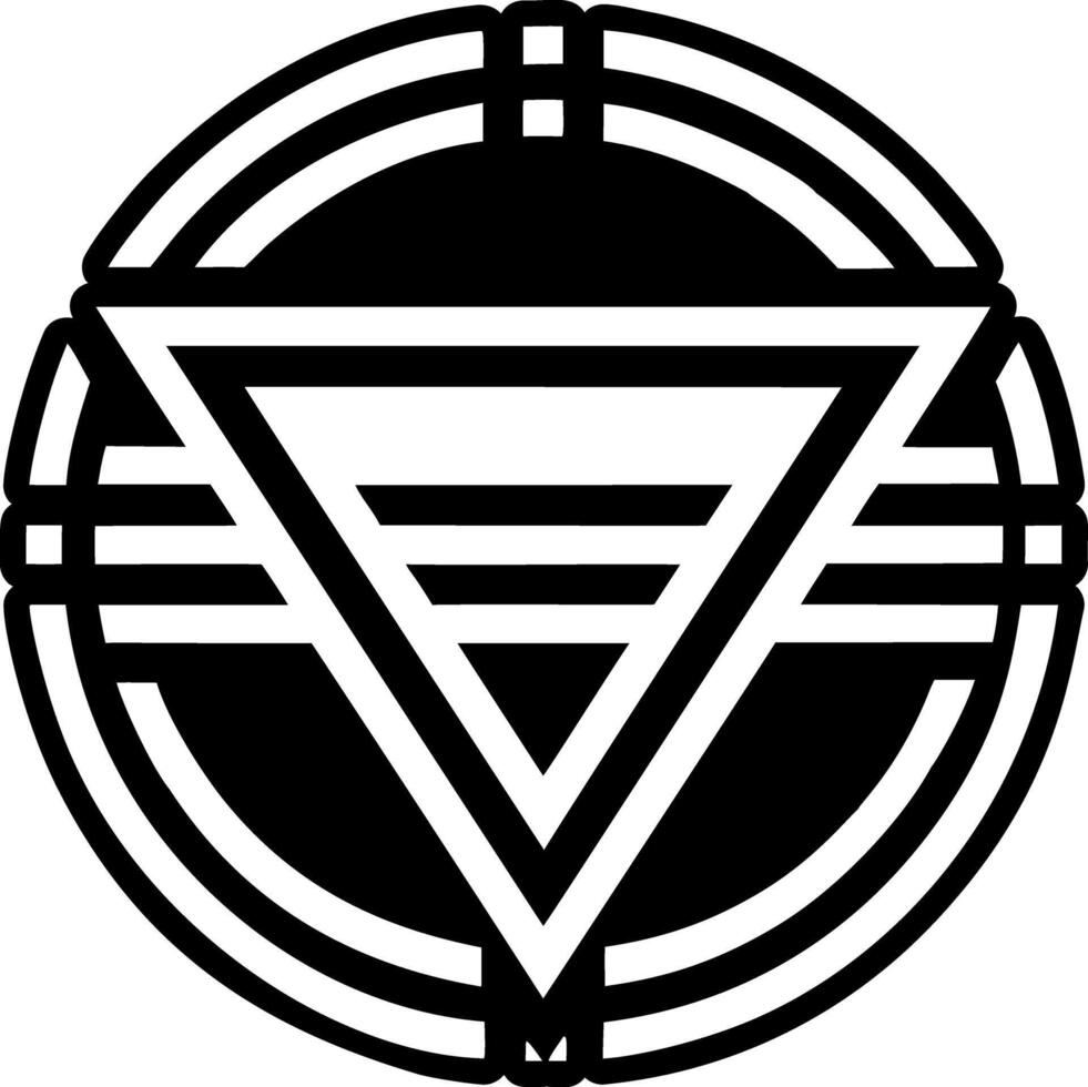 A glyph style icon of horizontal hobo symbol vector