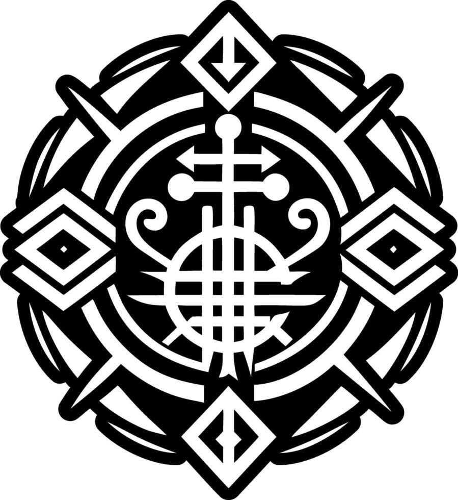 A solid style icon of hobo tattoo symbol vector