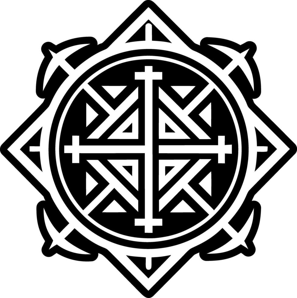 Never stop symbol icon in glyph style vector