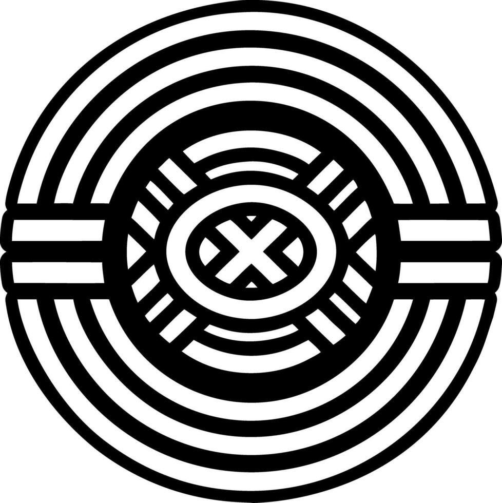 A glyph style icon of holy sign symbol vector