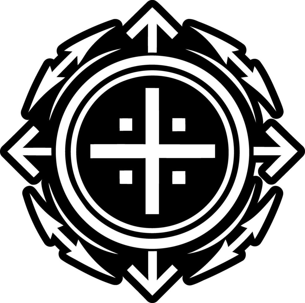 A glyph style icon of hobo plus symbol vector