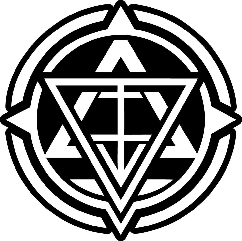 A glyph style icon of trustworthy symbol vector
