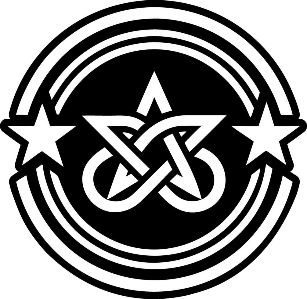 Celestial bodies icon in solid style vector
