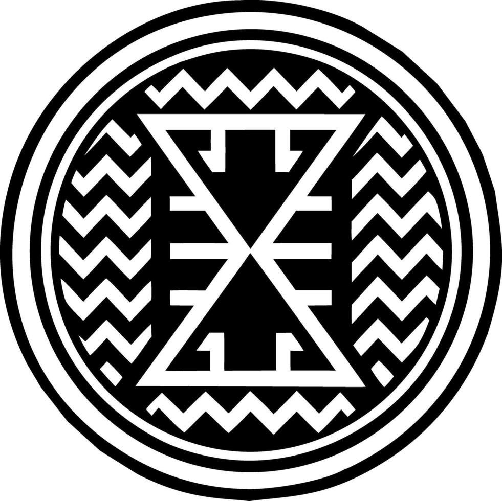 Zigzag hobo icon in solid style vector