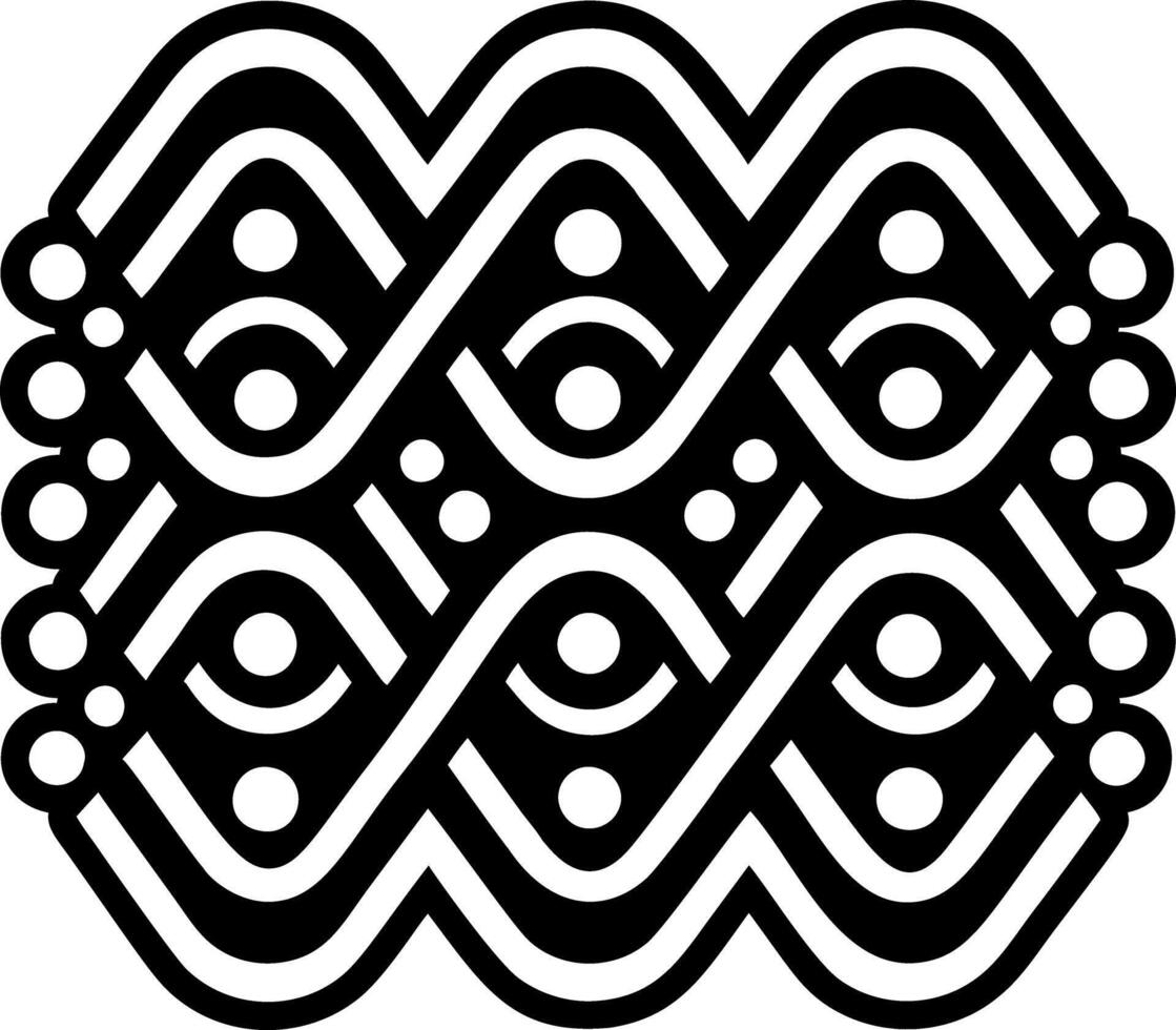 Wavy line symbol icon in filled style vector
