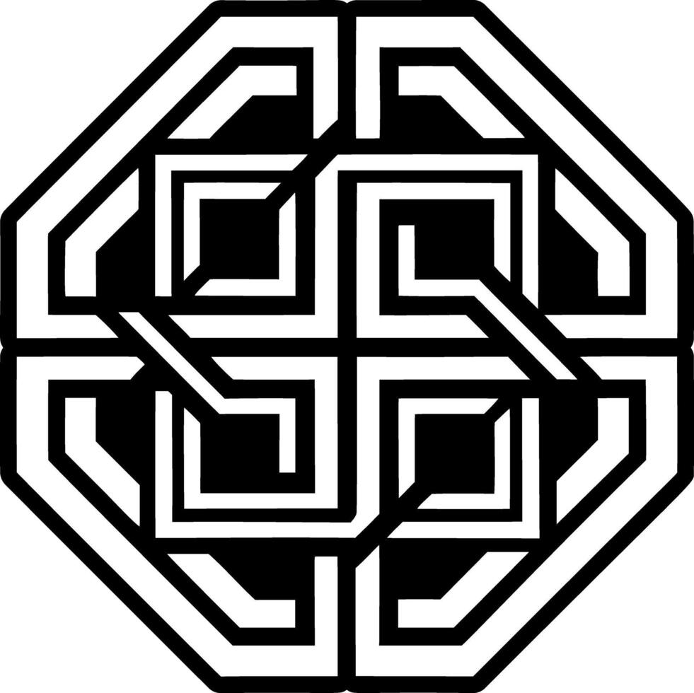 Overlapping hobo symbol icon in filled style vector