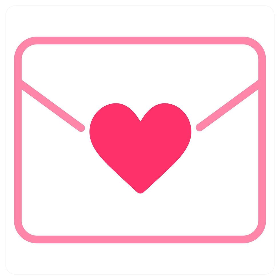 Love Letter icon concept vector