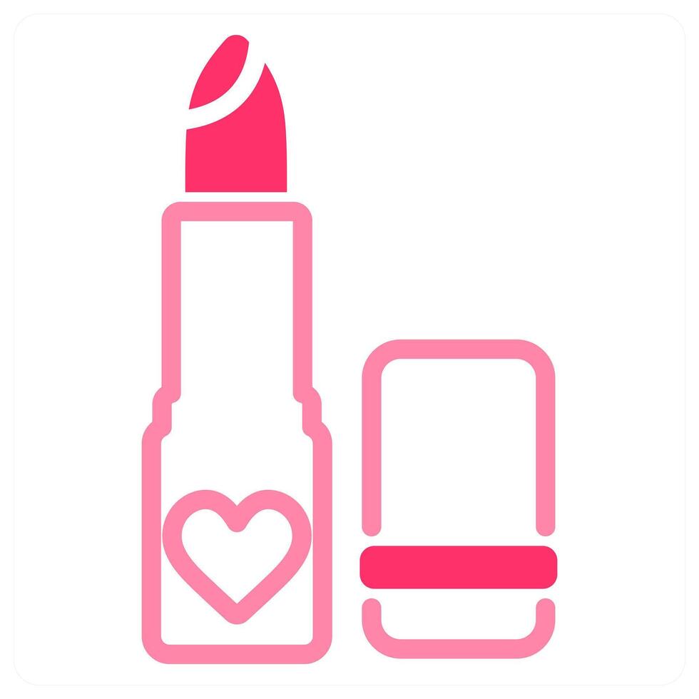 Lipstick icon concept vector