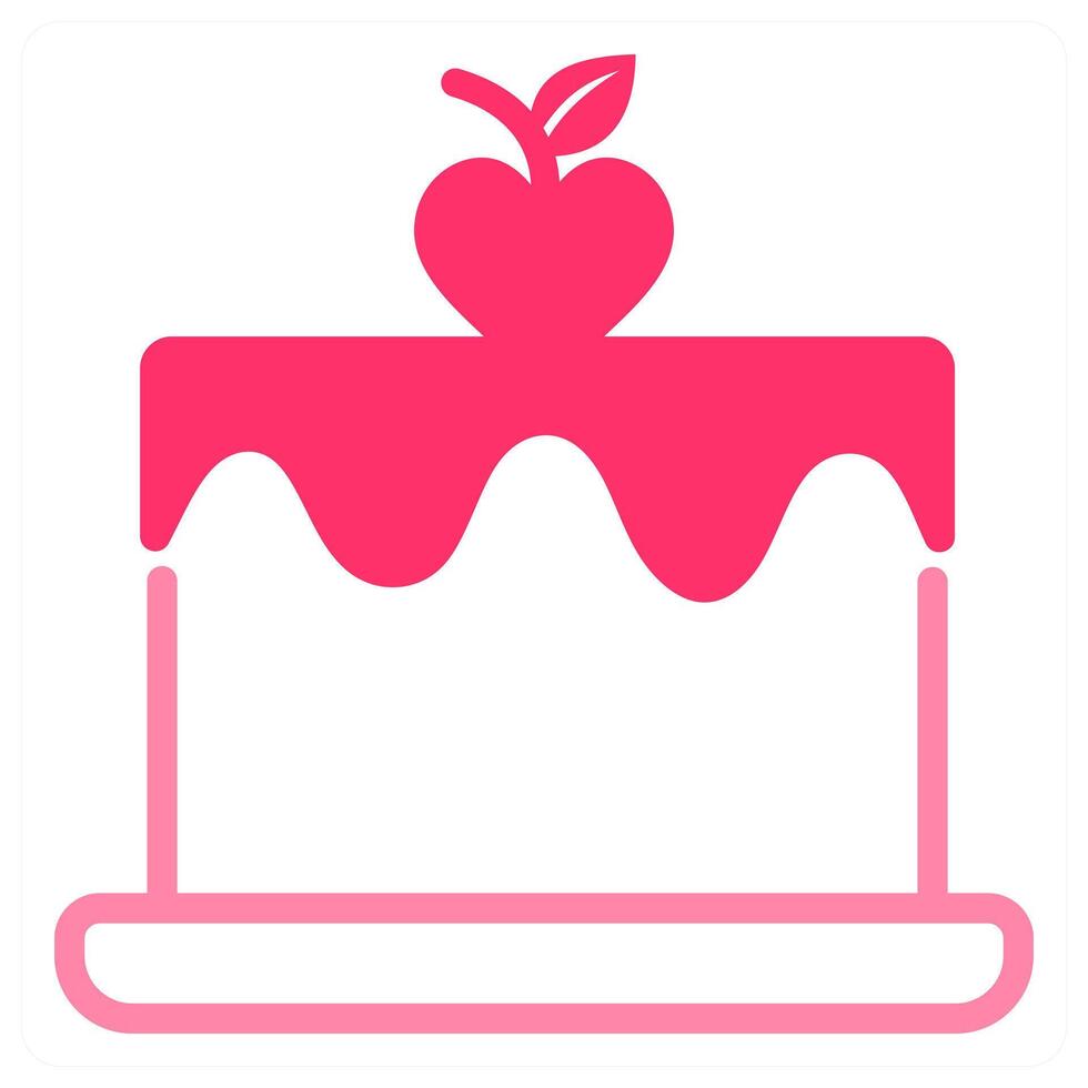 Cake icon concept vector