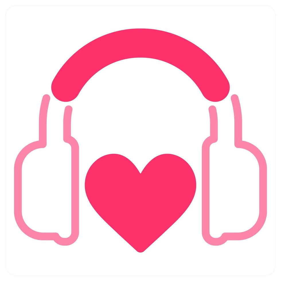 Love Song icon concept vector