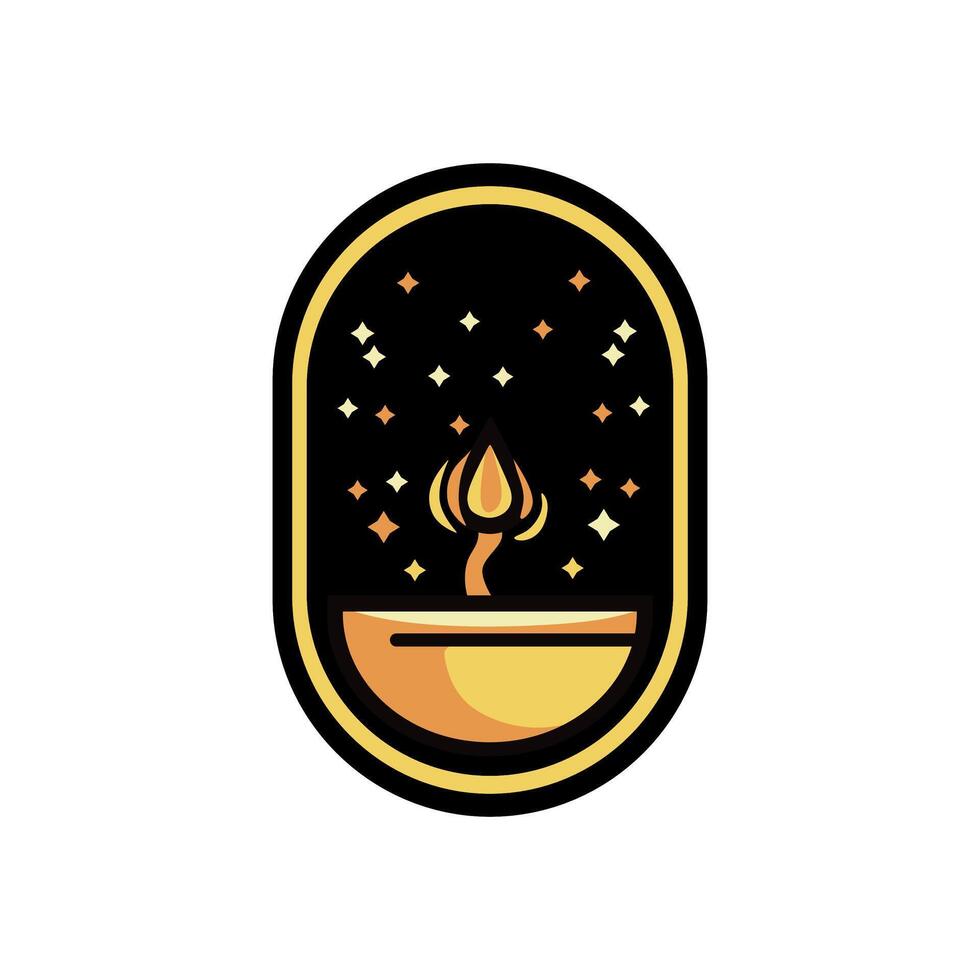 Flower Icon Design Illustration, Islamic Ramadan Icon vector