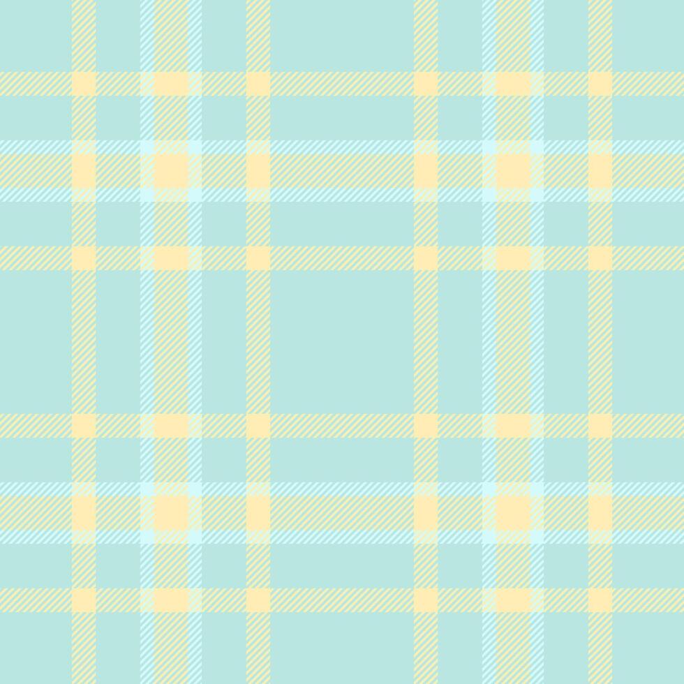 Simplicity fabric plaid texture, new york textile check background. Card tartan seamless pattern in light color. vector