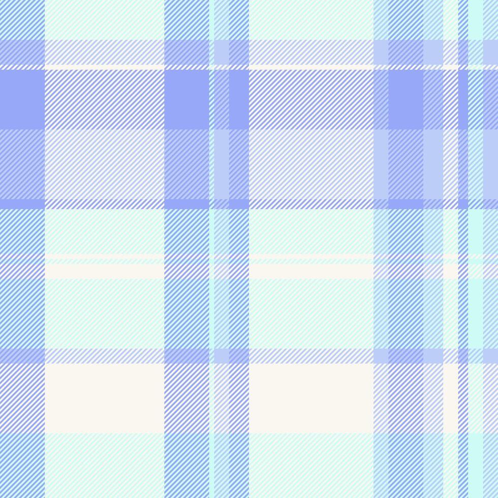 Traditional fabric texture check, picture tartan textile seamless. Open background pattern plaid in light and sea shell colors. vector