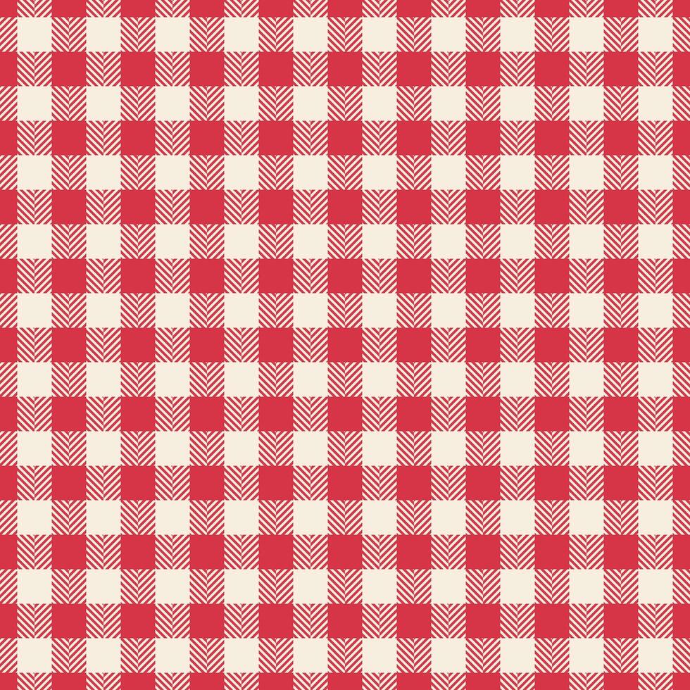 Christmas card background check texture, repetition plaid fabric . Content pattern textile seamless tartan in red and light colors. vector