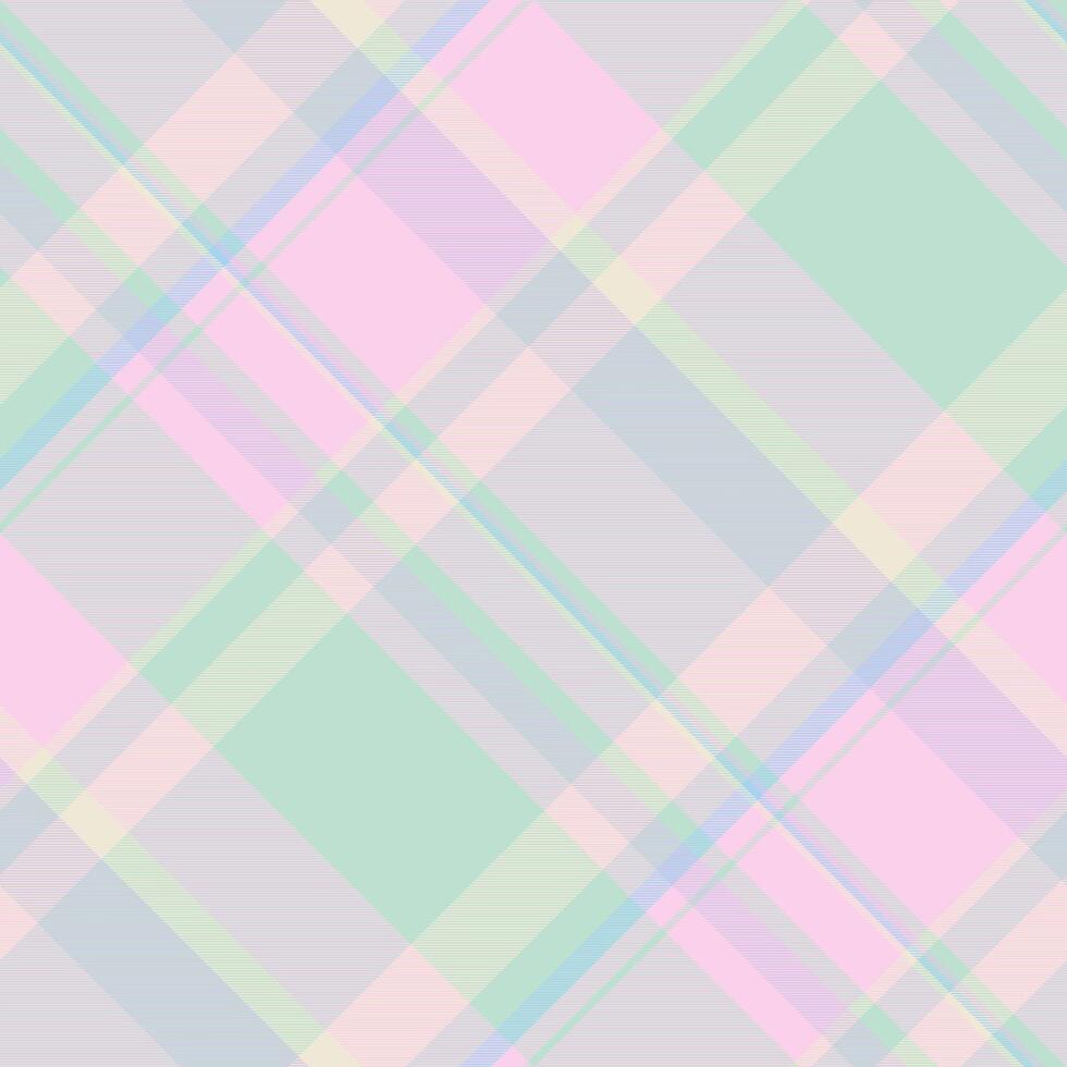 Subtle pastel plaid pattern. Perfect for feminine designs, branding, websites, or textile prints. Soft colors create a calming and stylish aesthetic. Ideal for backgrounds, packaging, and more. vector