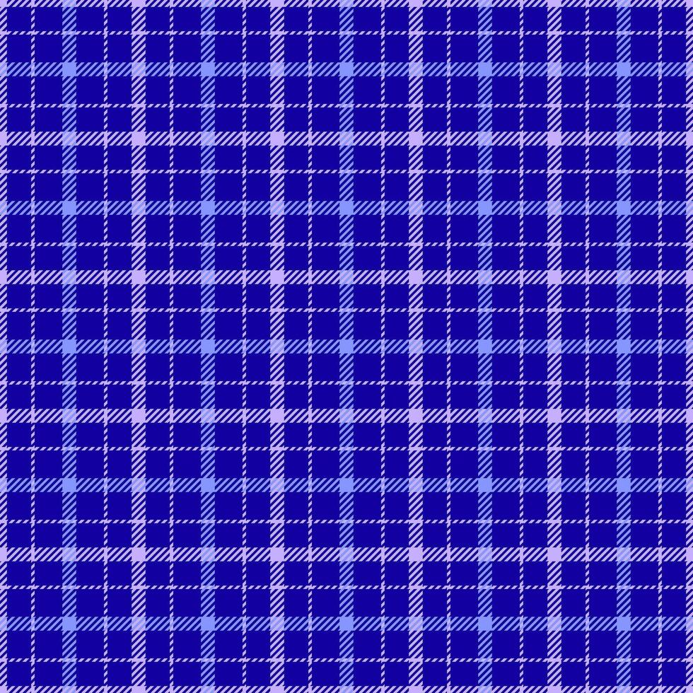 Full pattern textile fabric, chequered seamless background. Identity texture plaid check tartan in indigo and blue colors. vector