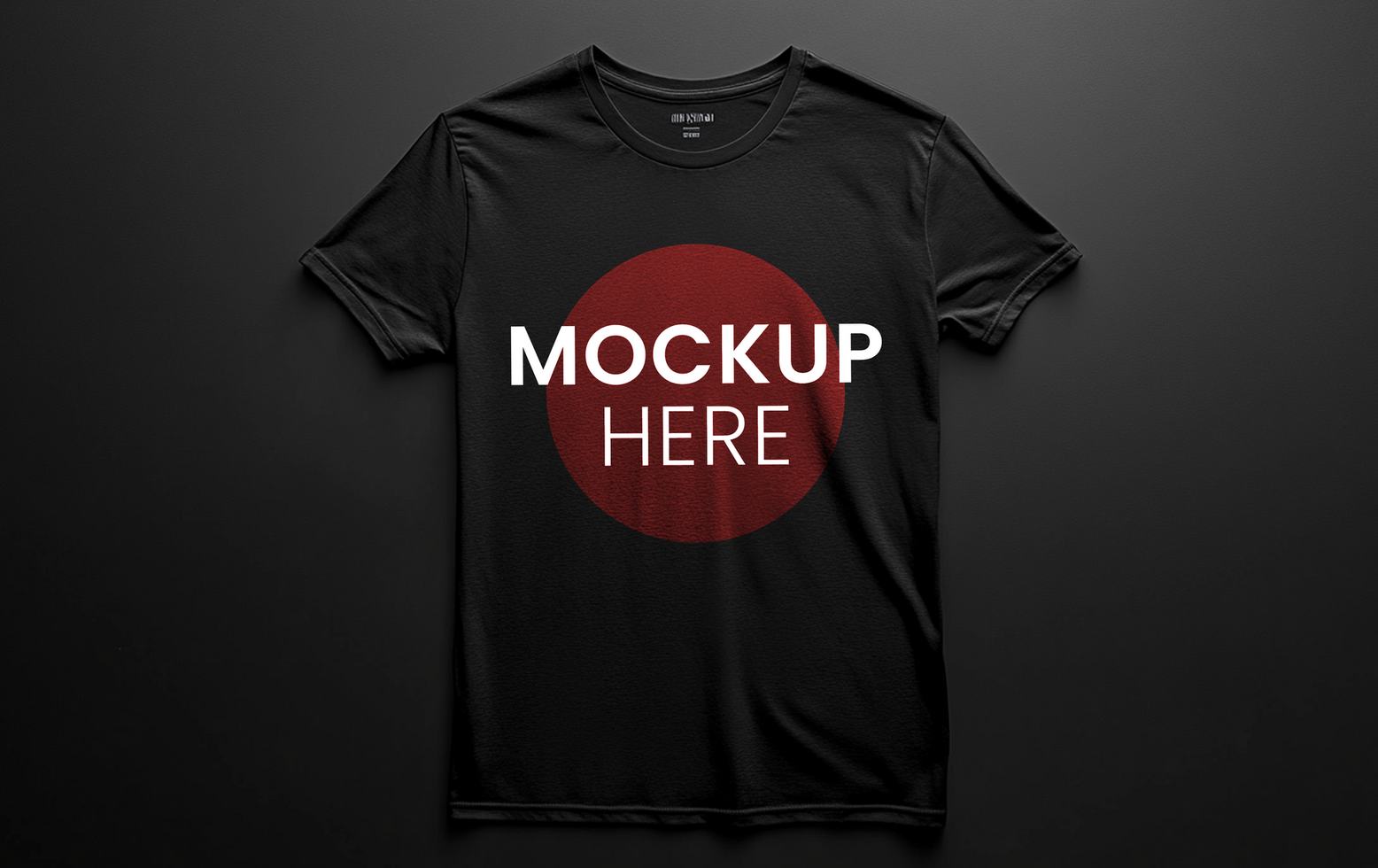 Customizable Mockup Black Tshirt design for professional use psd