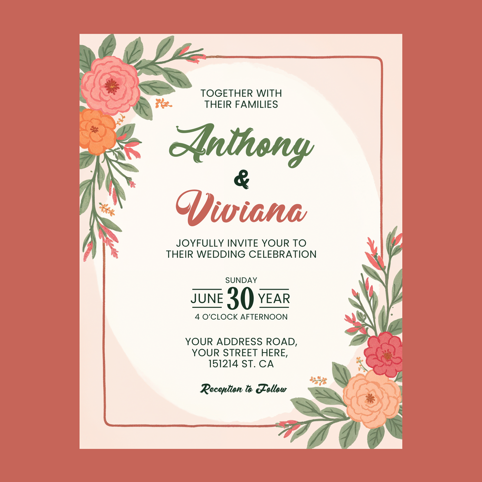 Stylish Free Wedding and Engagement Card Templates Easy to Download psd