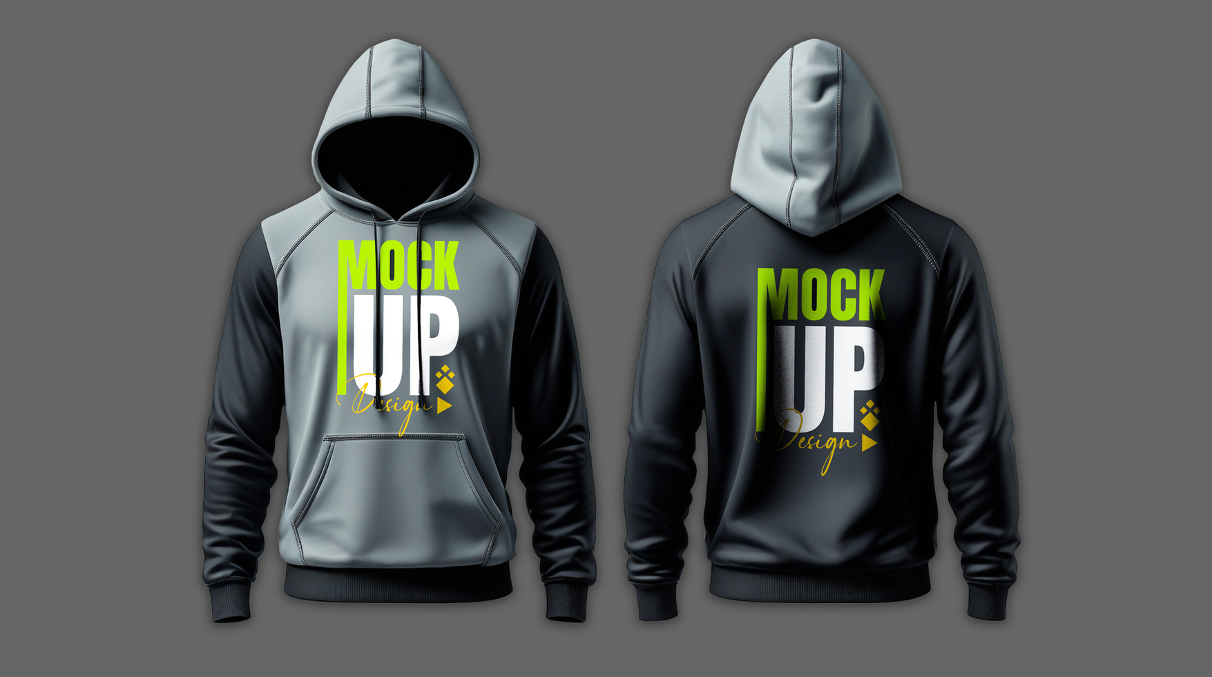 Black hoodie branding mockup highlighting stylish and modern design concepts view psd