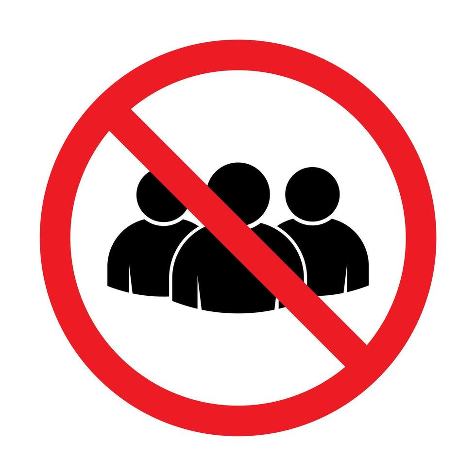 Social Distancing icon . Avoid crowds sign. Coronovirus epidemic protective for graphic design, logo, web site, social media, mobile app, ui illustration vector