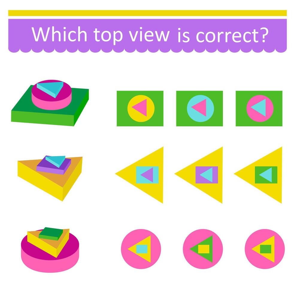 Fun game. IQ training test. vector