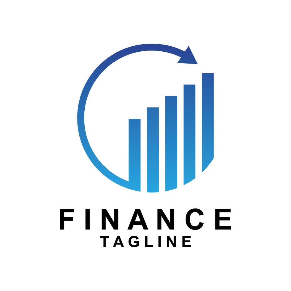 Simple Business Finance Logo vector