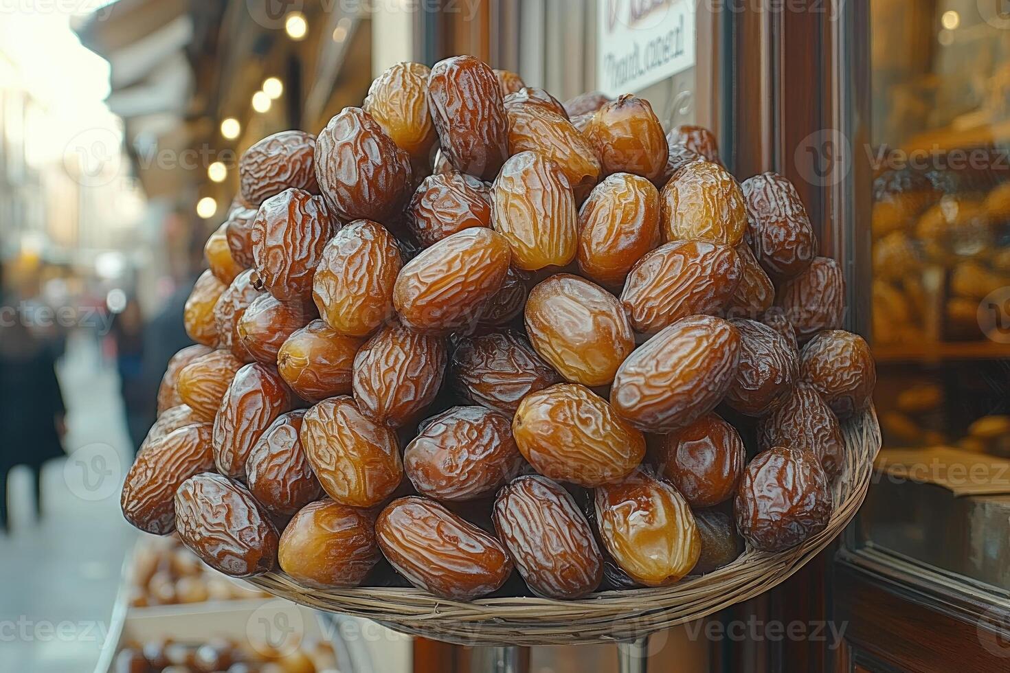 A basket of dates photo
