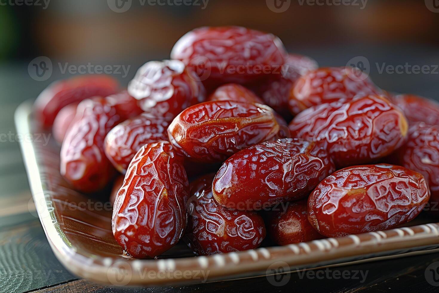 A plate of dates photo