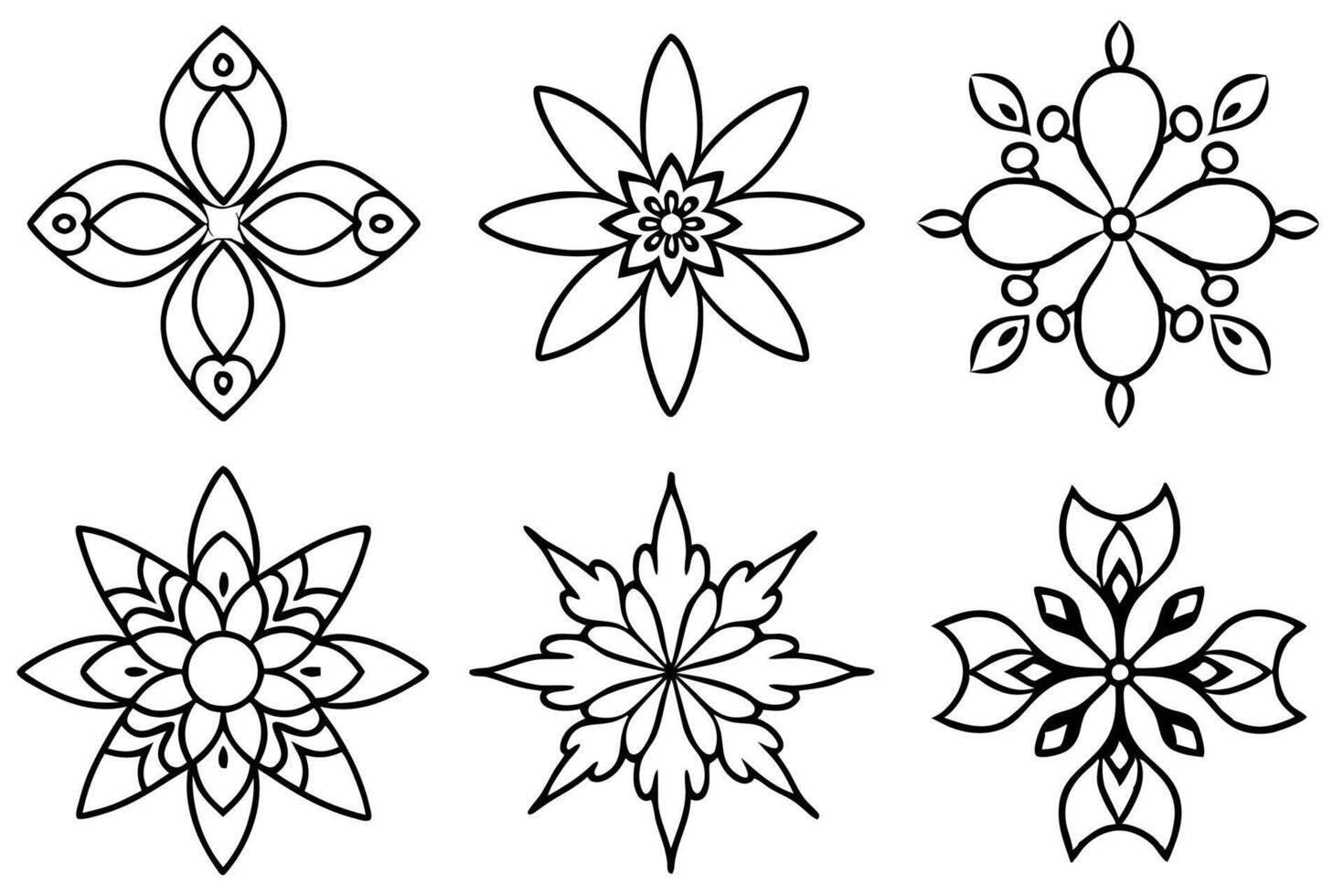 Abstract creative line art inspiration flows freely vector