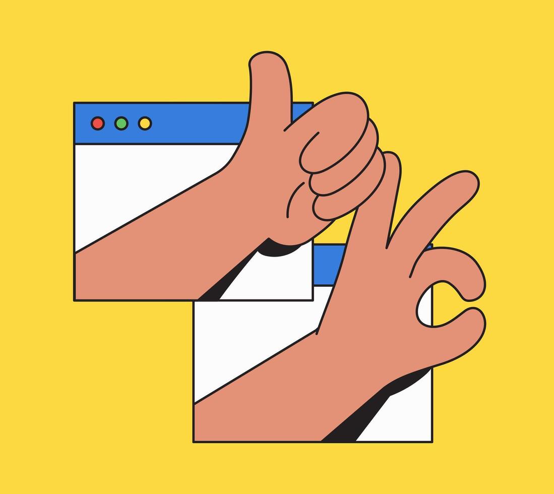 Online positive feedback vector