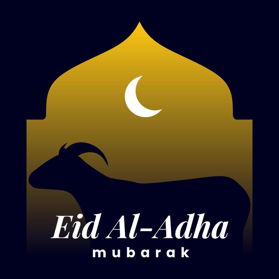 Best Creative Eid al-Adha Theme - Ideal for Banners and Invitations vector