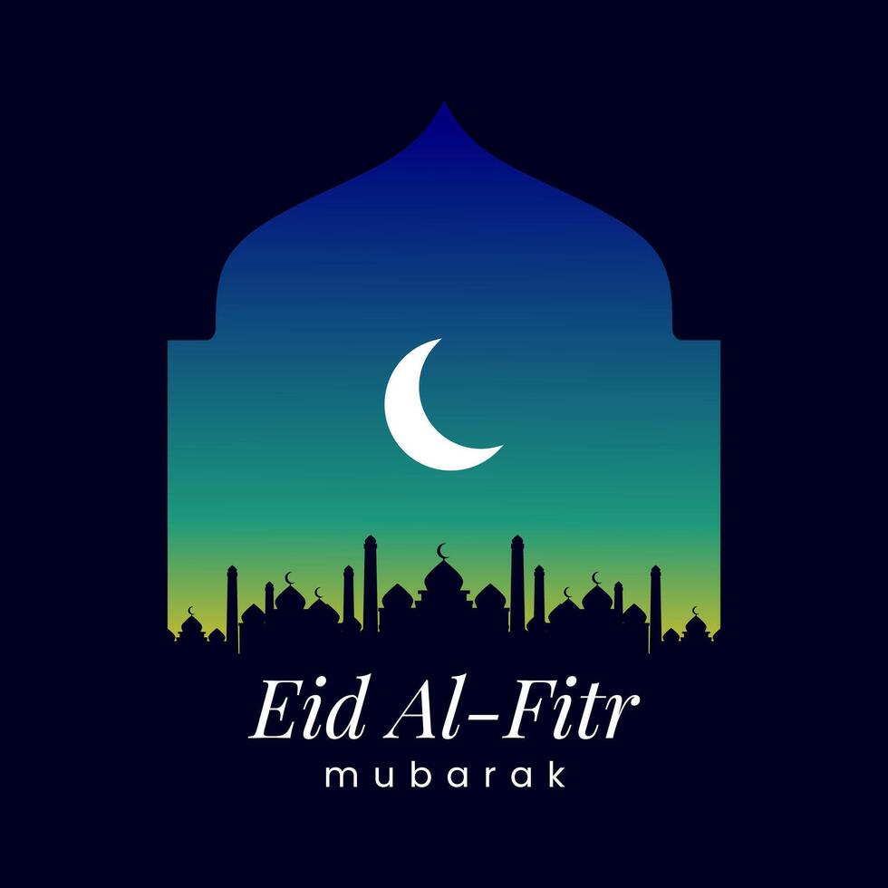 Best Eid al-Fitr Design - Celebrate the End of Ramadan with Style vector