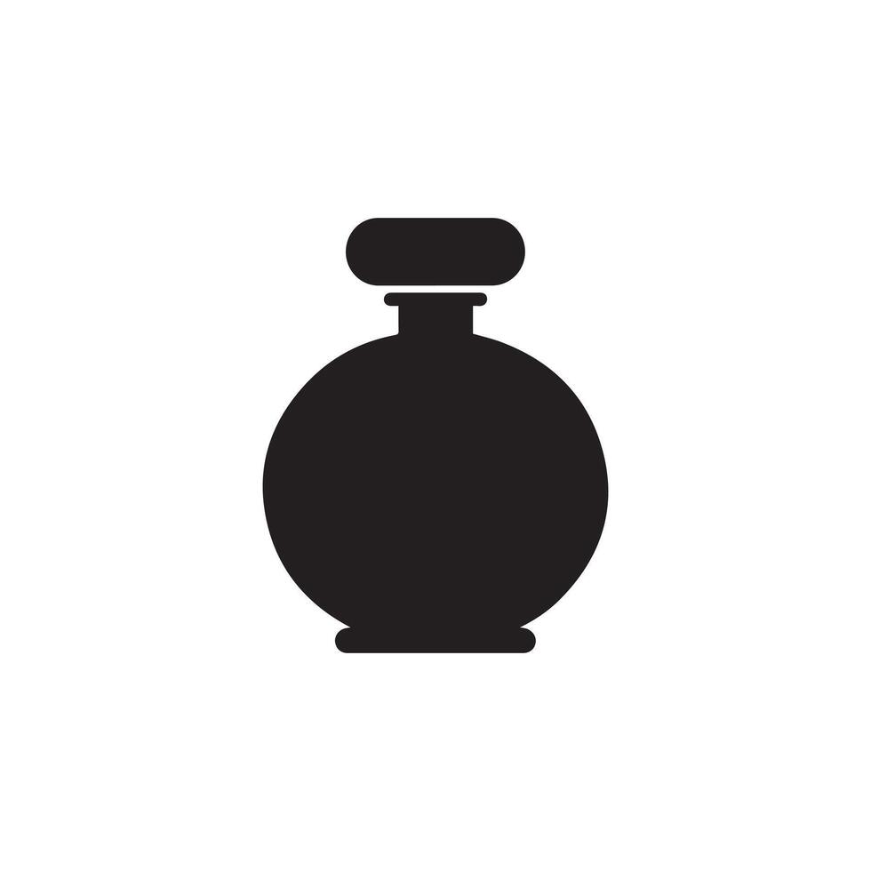 Perfume bottle icon. Fragrance perfume. Perfume bottles. Perfume silhouette vector