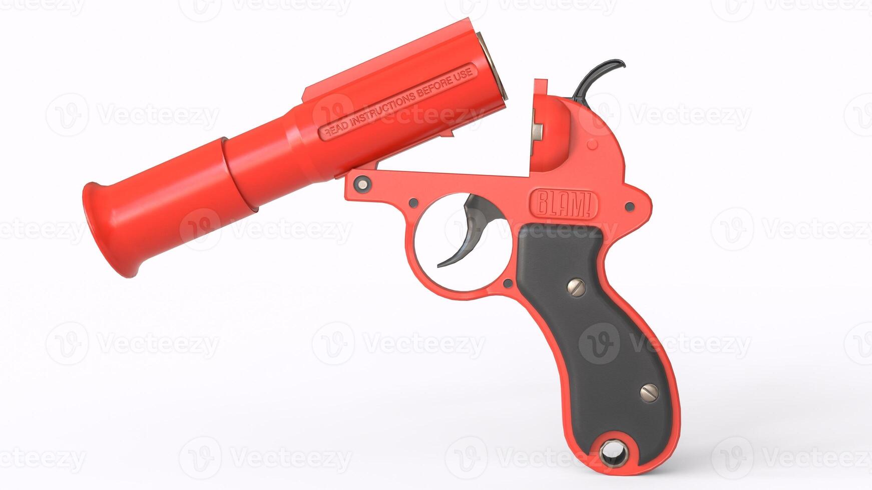 Red flare gun and ammo 1 photo