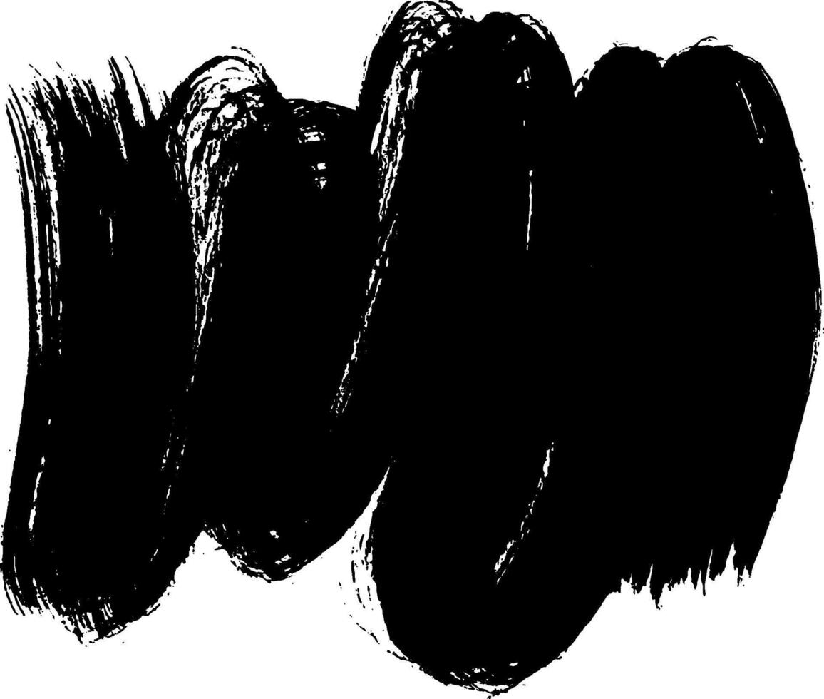Hand Drawn Painted Brush Grunge Stroke Banner for Text Boxes vector