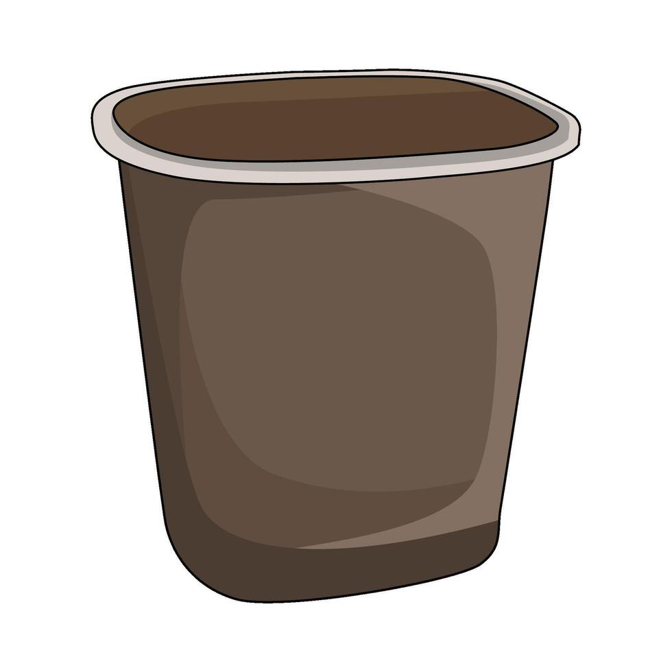 laundry basket illustration vector