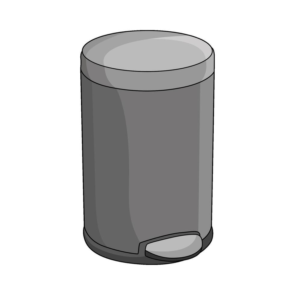 illustration of trash cans vector