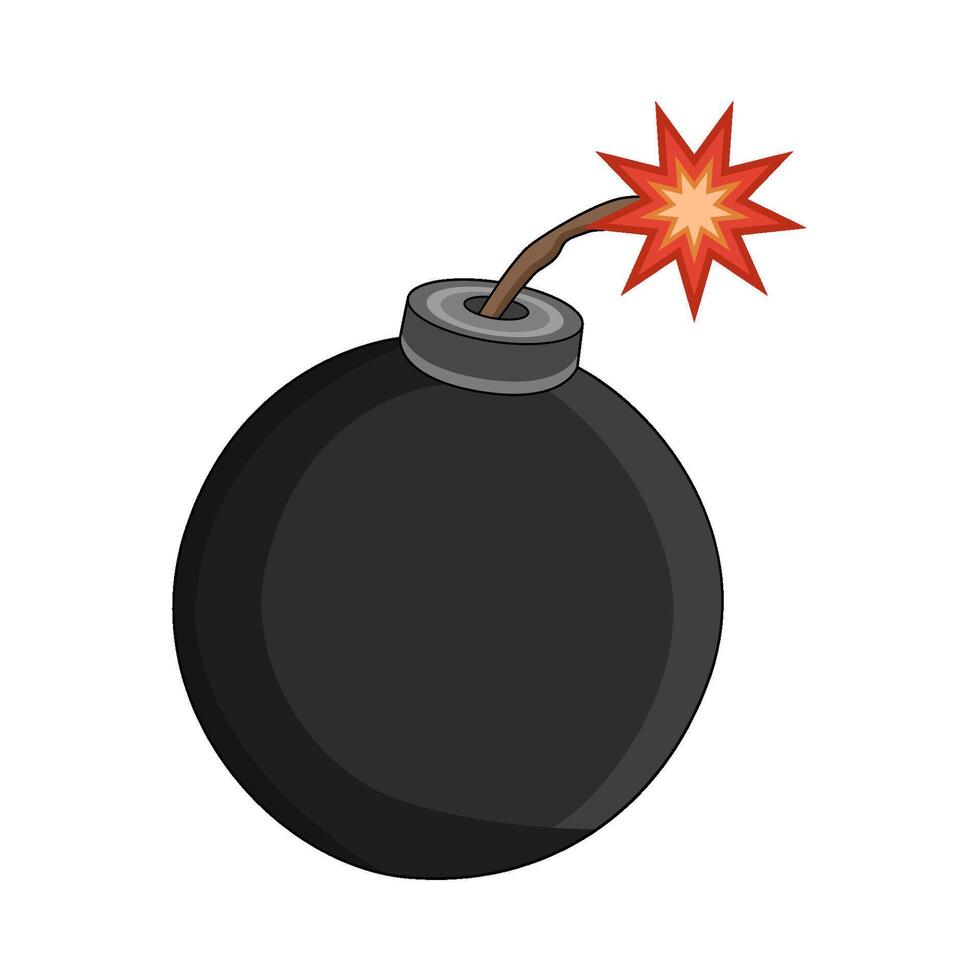 illustration of weapon bomb vector