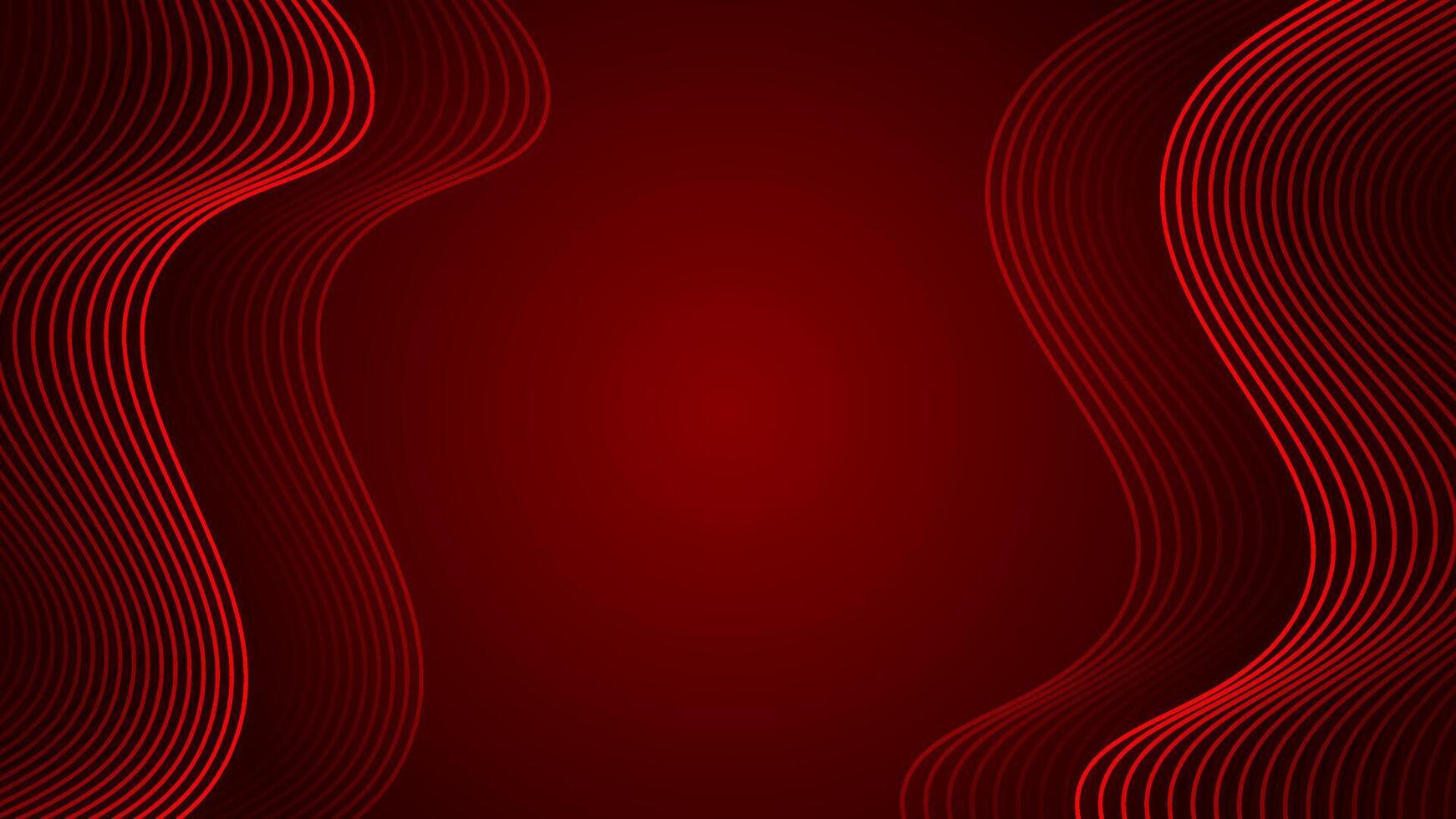 Abstract red waves background,Abstract gradient red wavy lines. The background features smooth, flowing lines creating a sleek, modern texture. Wave background . red background vector