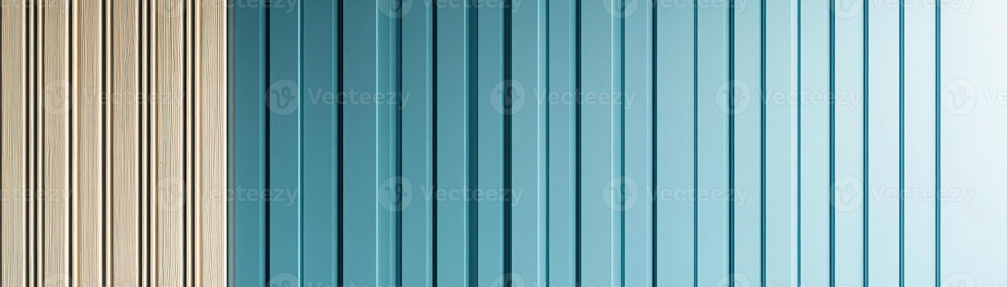 Soft hues and vertical wooden slats in natural tones create a calming Nordic-style background. Muted light blue accents enhance serenity while offering ample space for text overlays photo